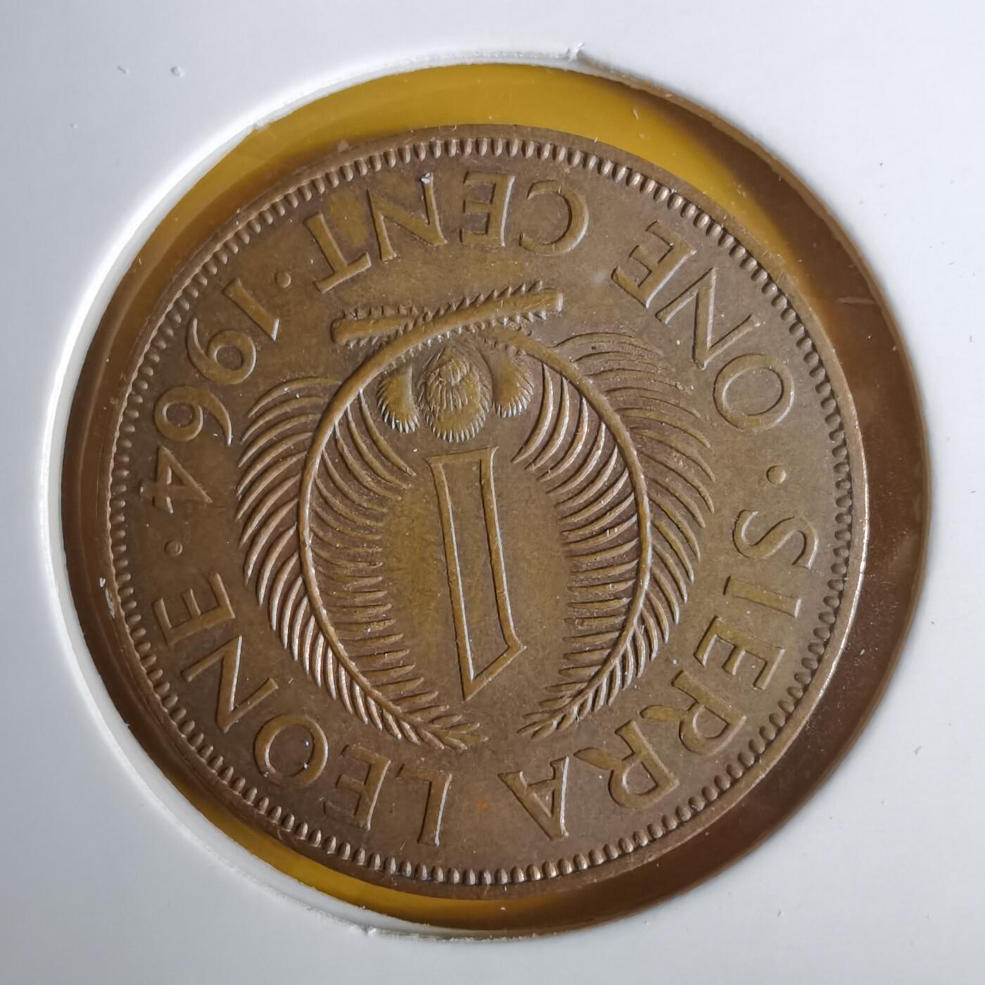 沼泽如烟--第1057场 塞拉利昂1964年一分