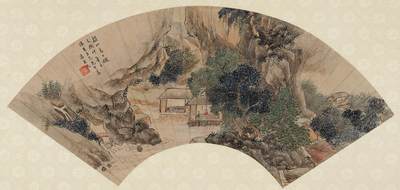 碧月说宝.近现代书画专场（九） 潘思牧（清） 溪山高士