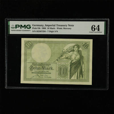 【亘邦集藏】第229期拍卖 1906年 德国10马克 PMG 64 H2367256