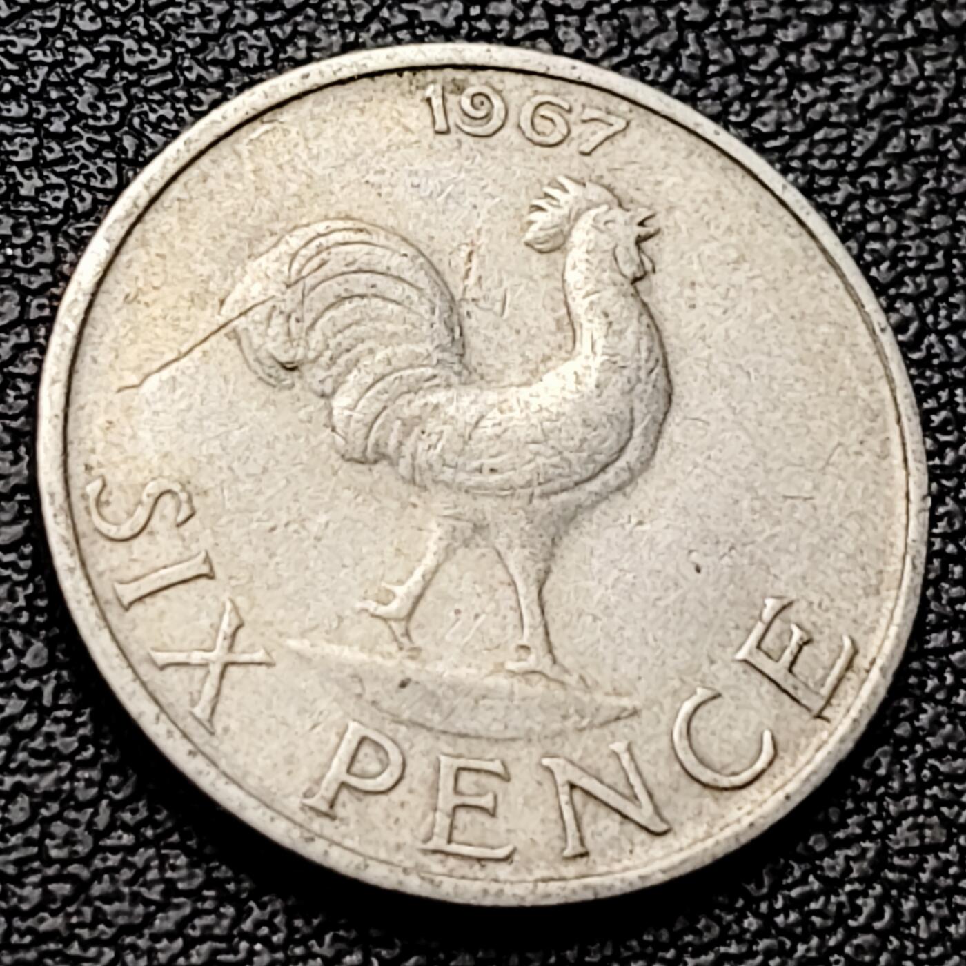 泉币菌-第227场-拍品多 请提前出价 1967年马拉维6便士硬币 19.3mm 非洲币 