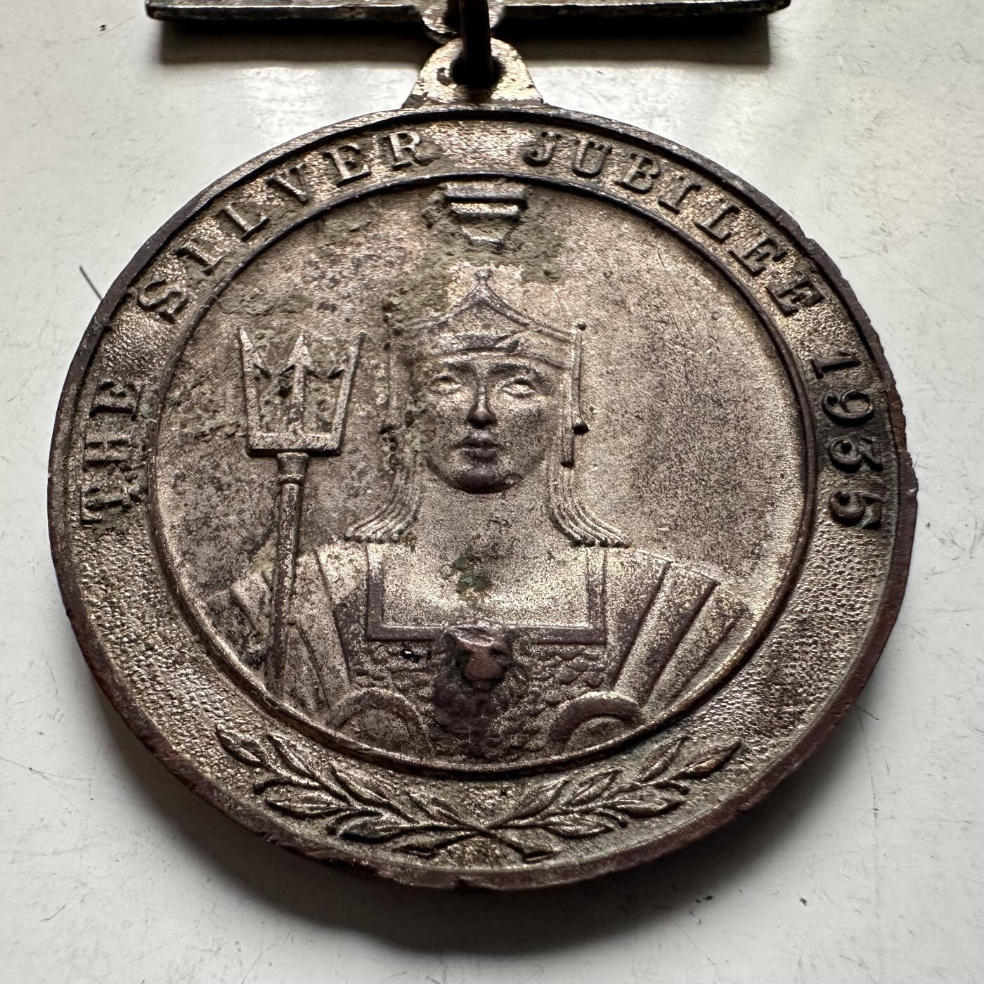 🌹外币初藏🌹🐯2026年第43场   每周二四六晚8️⃣点  世界硬币 英国 1935年 乔治五世与玛丽王后银禧纪念铜章 32.6毫米