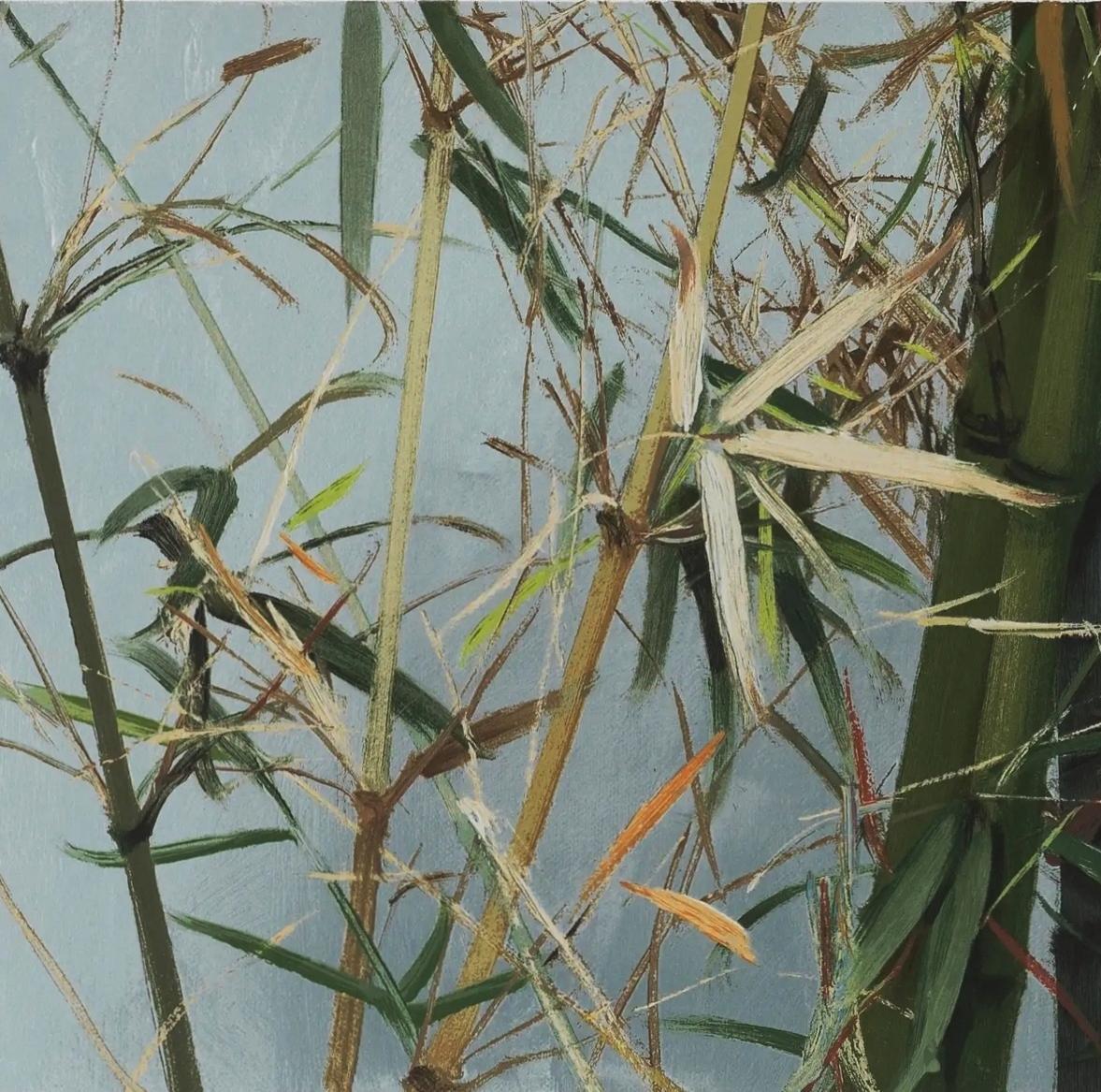 碧月说宝.当代书画专场一 冷军丝网版画 新绿