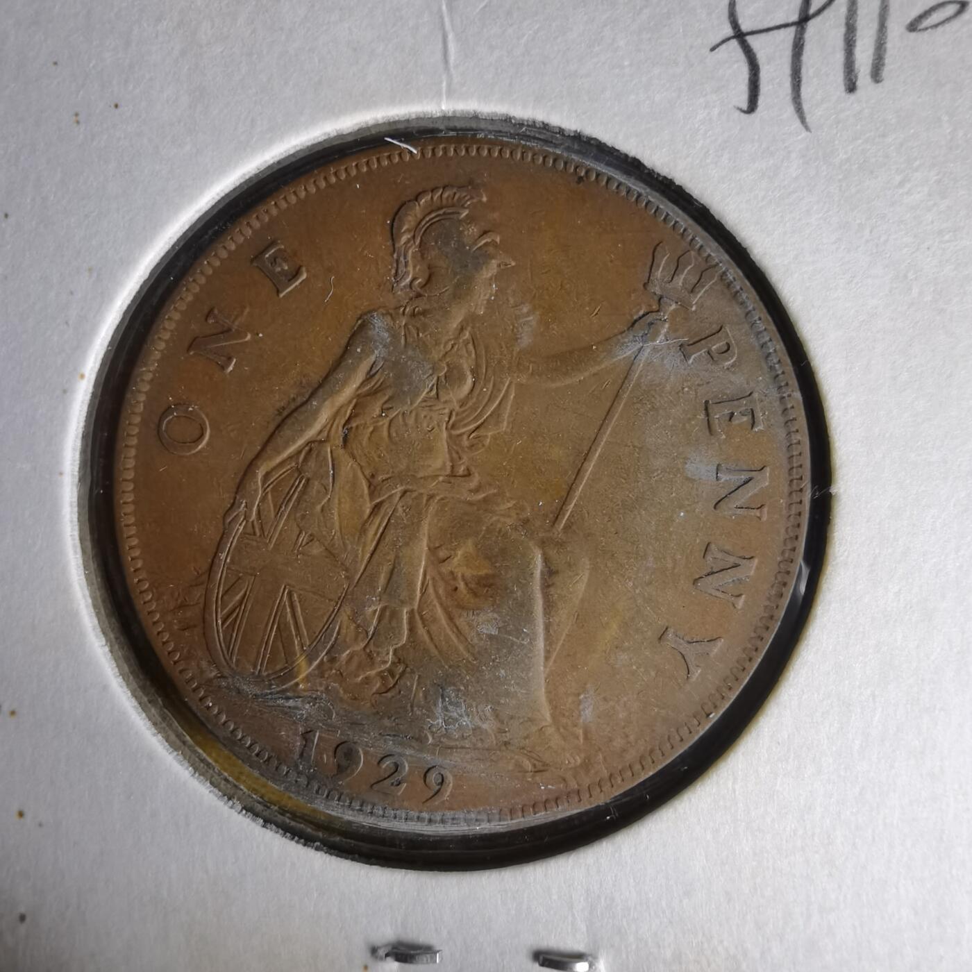 沼泽如烟--第1059场 英国1929年1便士