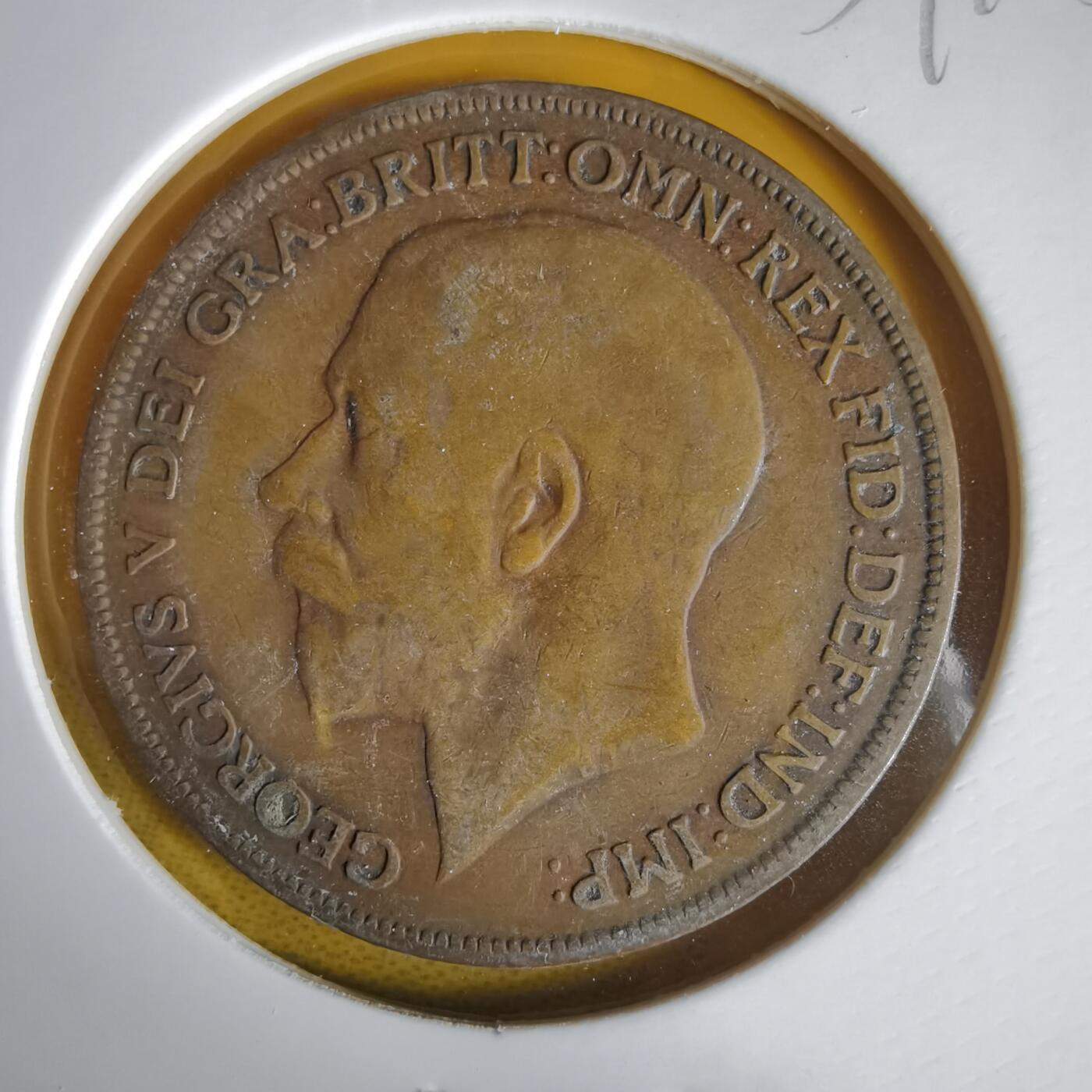 沼泽如烟--第1059场 英国1920年1便士