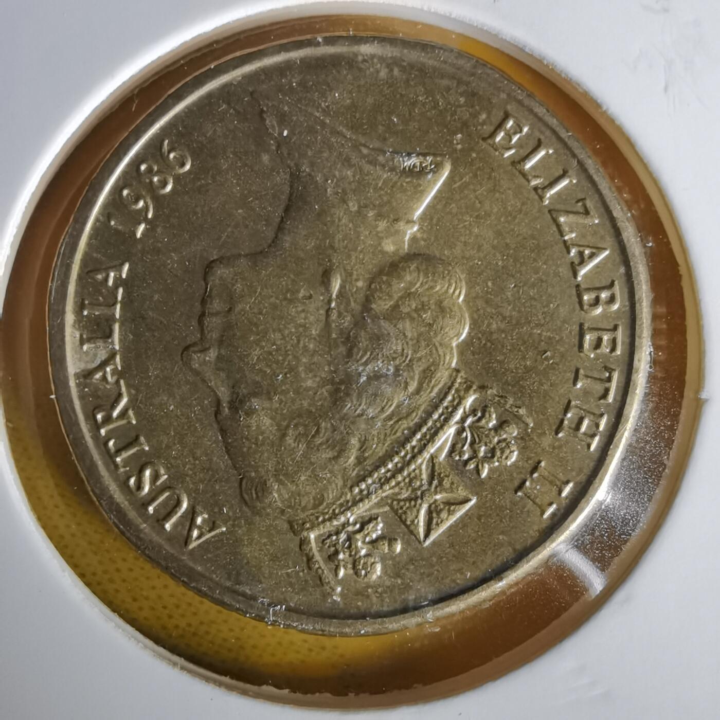 沼泽如烟--第1059场 澳大利亚1986年一元纪念币