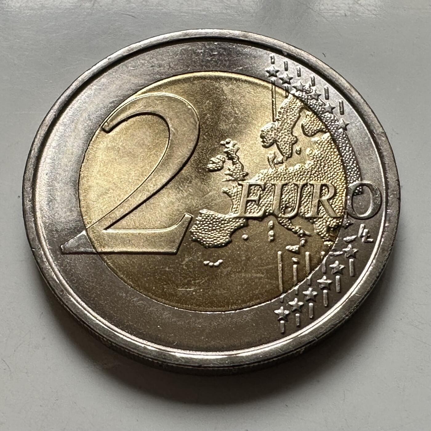 🌹外币初藏🌹🐯2026年第43场   每周二四六晚8️⃣点  世界硬币 法国 2015年 自由女神 2欧元纪念币