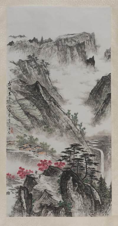 碧月说宝.近现代书画专场（九） 陶一清 云峰春早