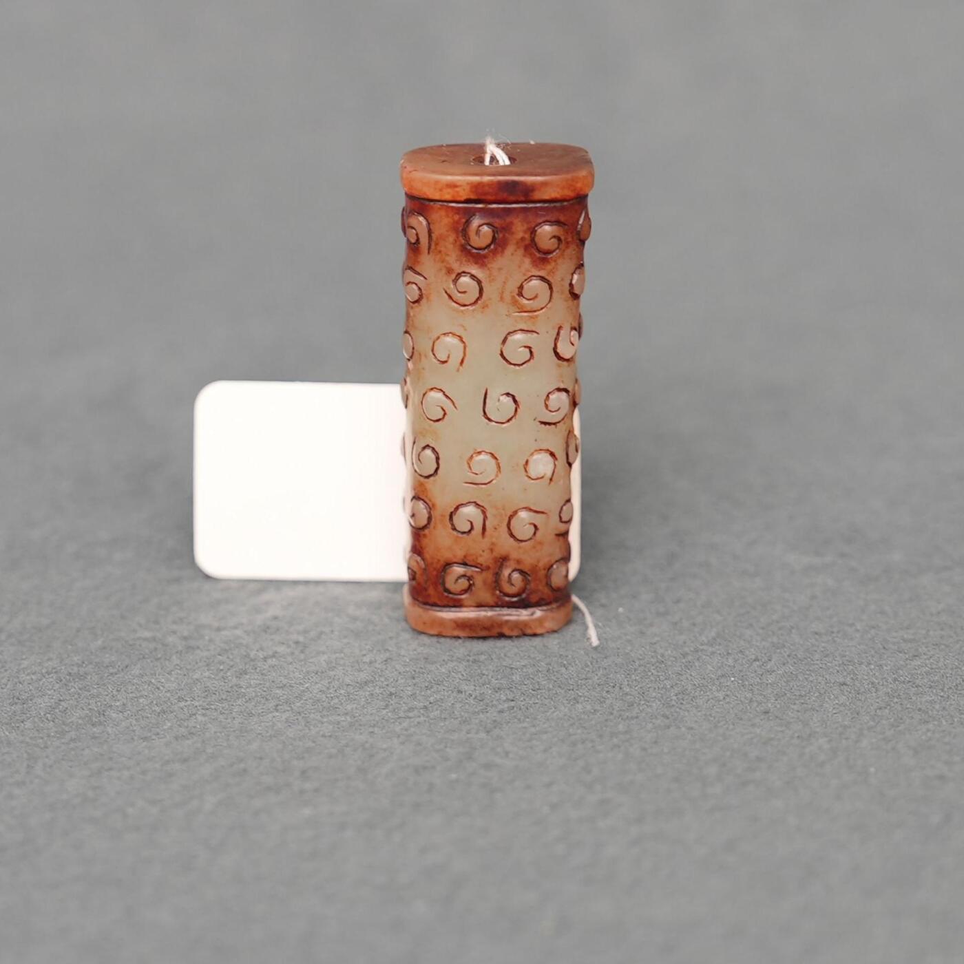  碧月说宝.韫玉流光-南京文物公司明清玉器专场（二） 玉谷纹勒子