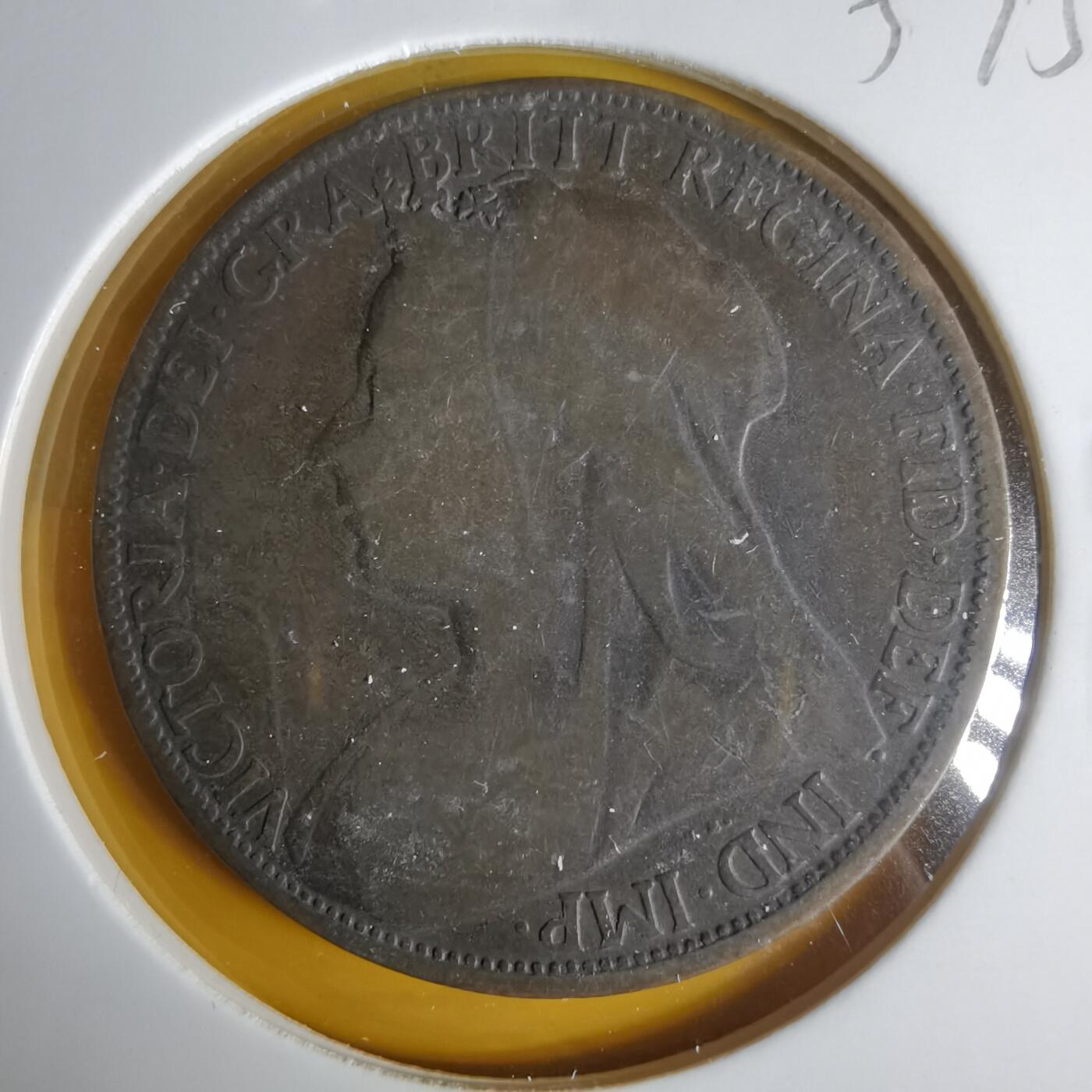 沼泽如烟--第1057场 英国1896年1便士