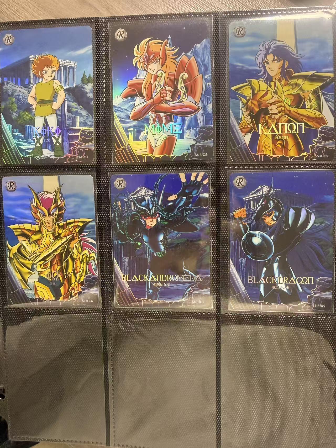 第111期阳大大卡牌拍卖第111期（持续收拍品，周五晚上九点截拍，进群福利早知道） 日漫 圣斗士星矢 人物卡 车田正美 散卡15张 彩闪 带卡页卡膜