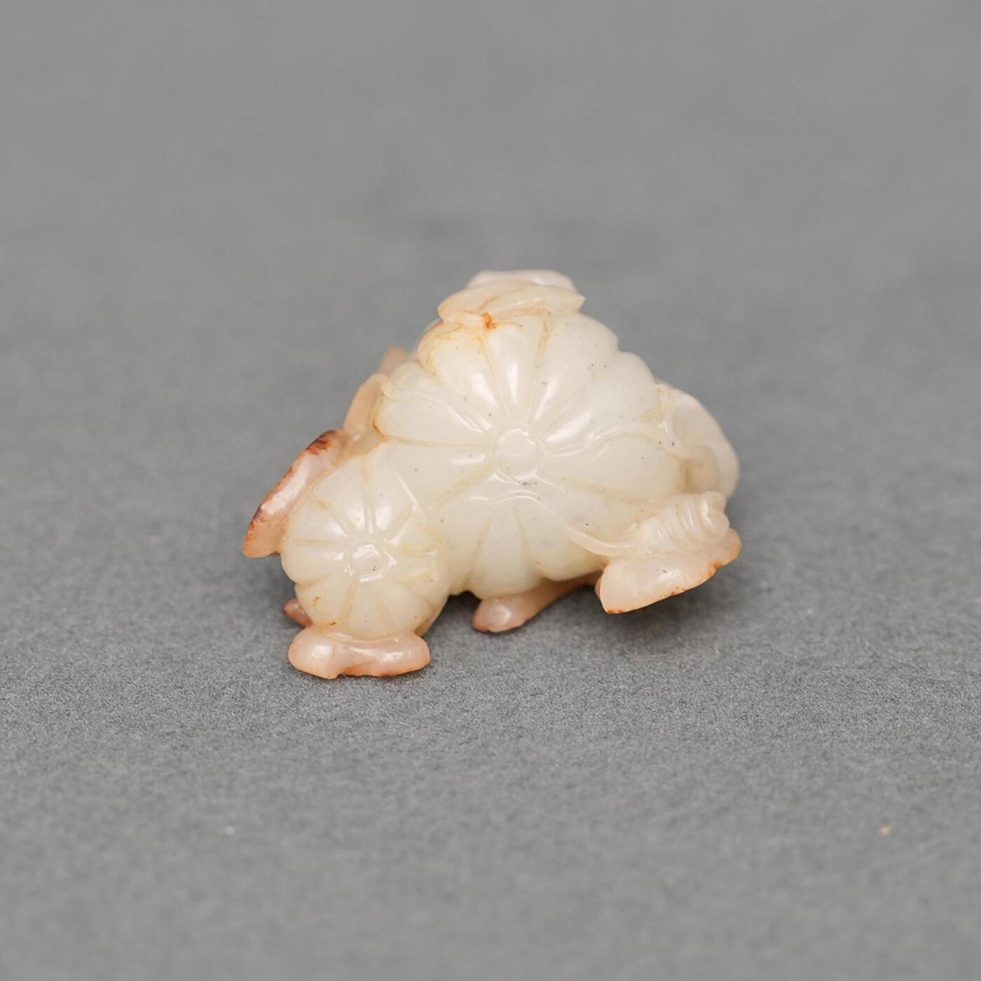 碧月说宝.韫玉流光-南京文物公司明清玉器专场（一） 带皮瓜果件