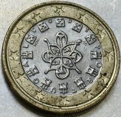 文馨钱币收藏第 300 场，银币，散币，小量德占比利时时期货币，长期接代拍业务 - 2003 年葡萄牙 1 欧元