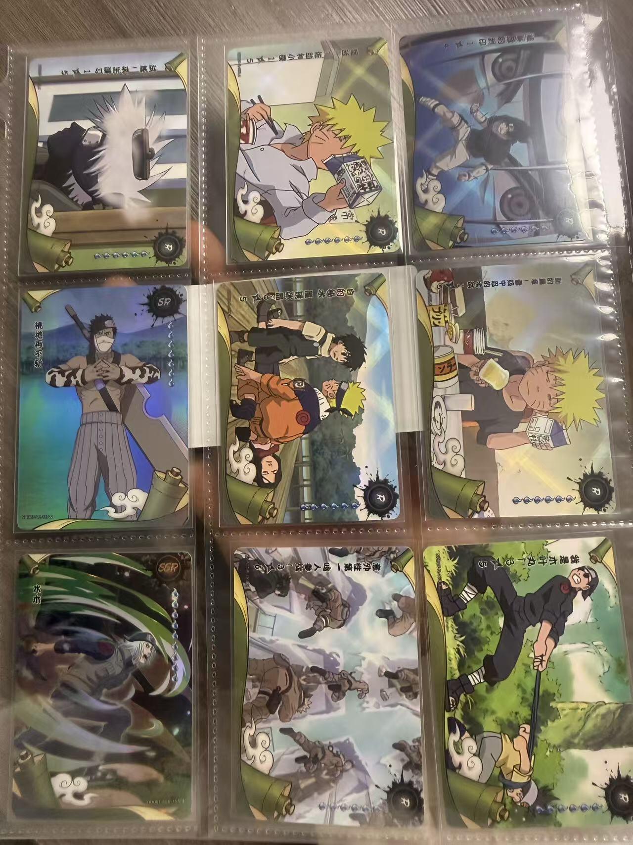 第111期阳大大卡牌拍卖第111期（持续收拍品，周五晚上九点截拍，进群福利早知道） 卡游 火影忍者 散卡9张 普卡 带卡页卡膜