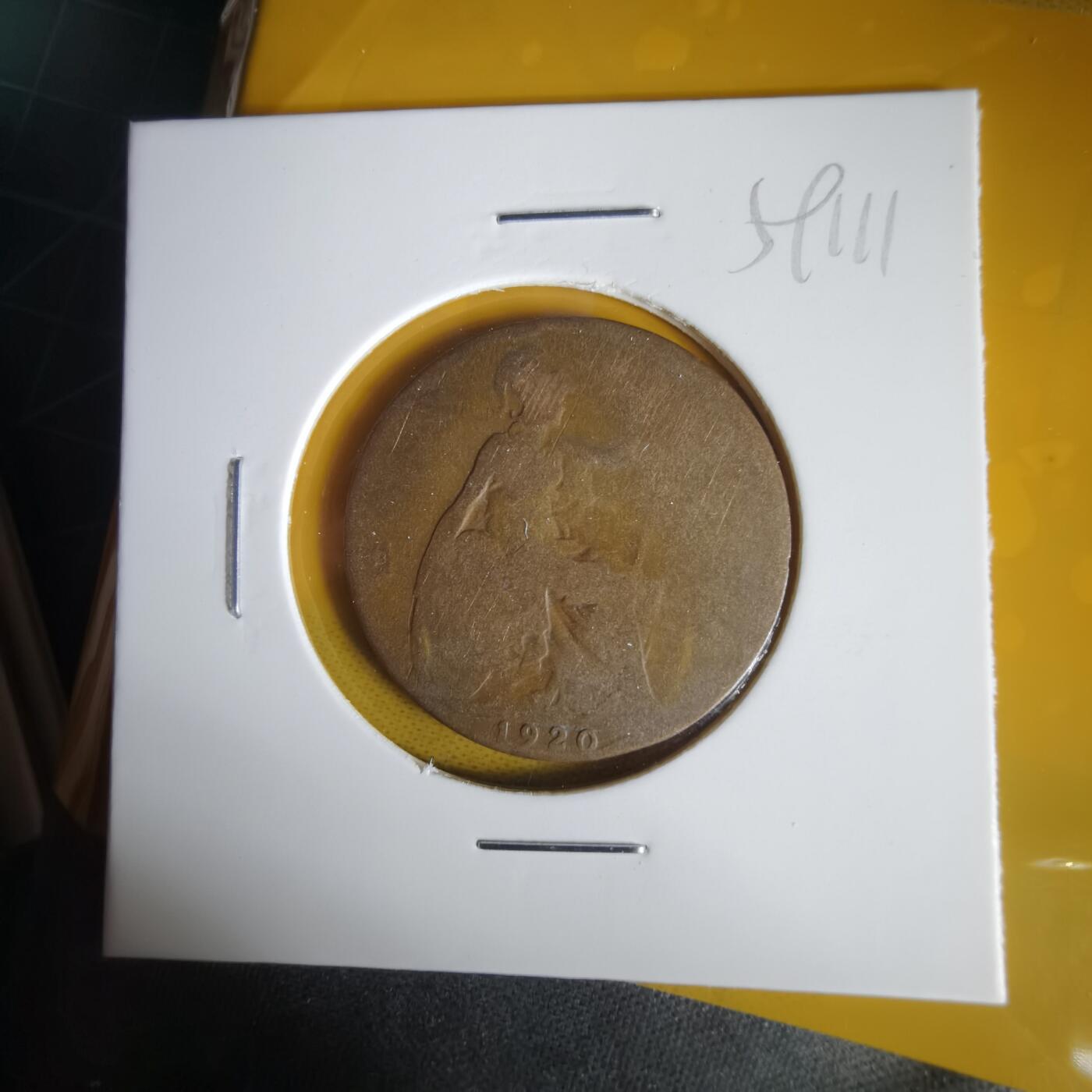 沼泽如烟--第1059场 英国1920年半便士