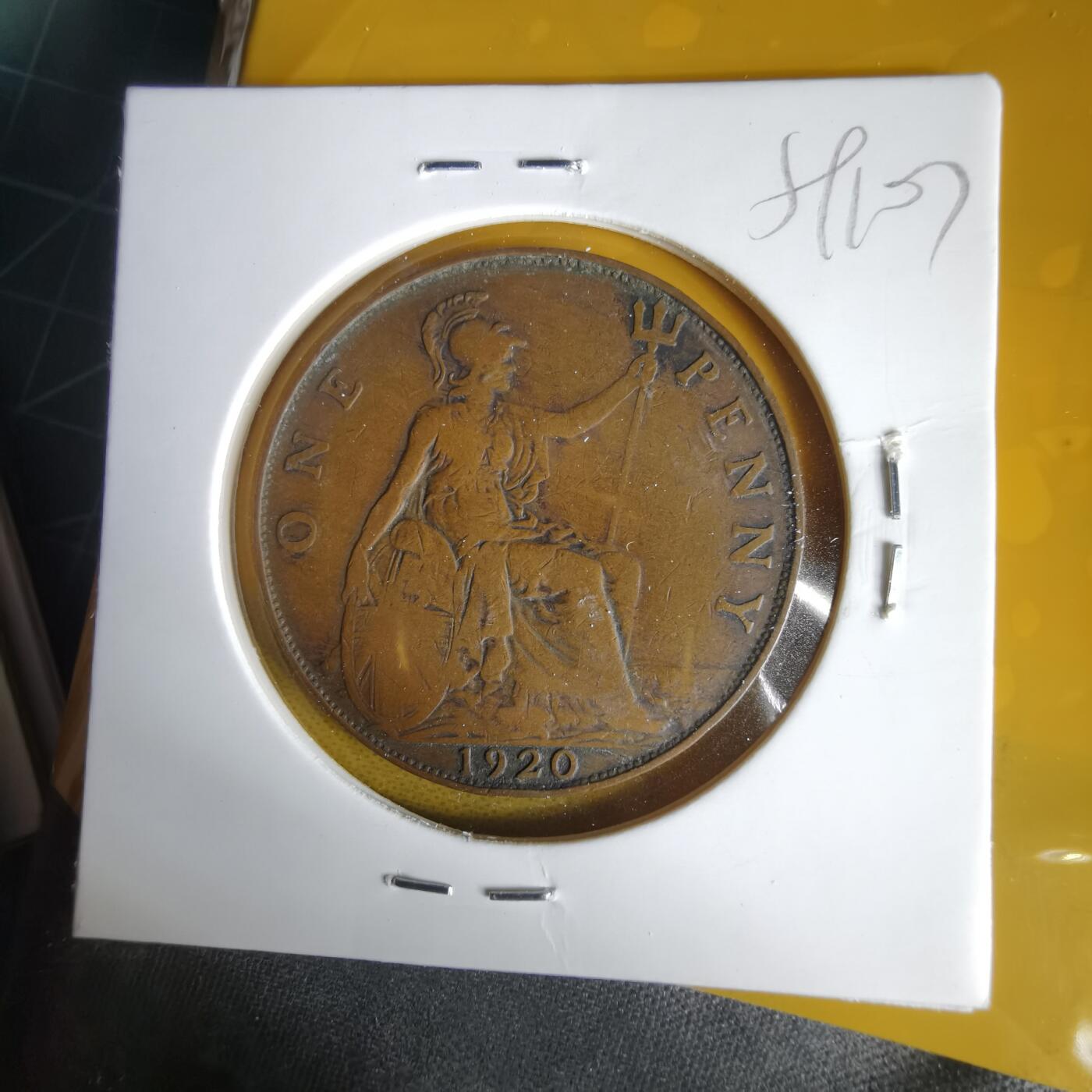 沼泽如烟--第1059场 英国1920年1便士