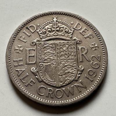 🌹外币初藏🌹🐯2026年第43场   每周二四六晚8️⃣点  世界硬币 - 英国1962年半克郎