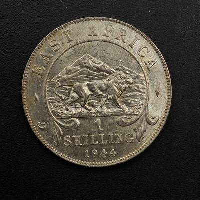 【淘币小摊】实时拍第八百九十二拍   散币场    每周一统一发货 - 英属东非1944年乔治六世1先令银币