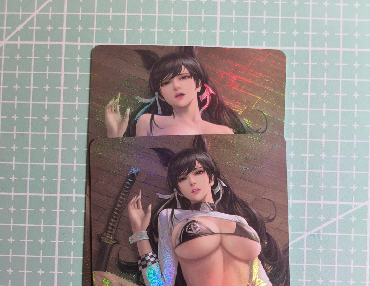 C先生卡牌 第27期 持续收拍品中…零手续费代拍 【彩闪】墨卡文化《古风系列》双服饰 艺术