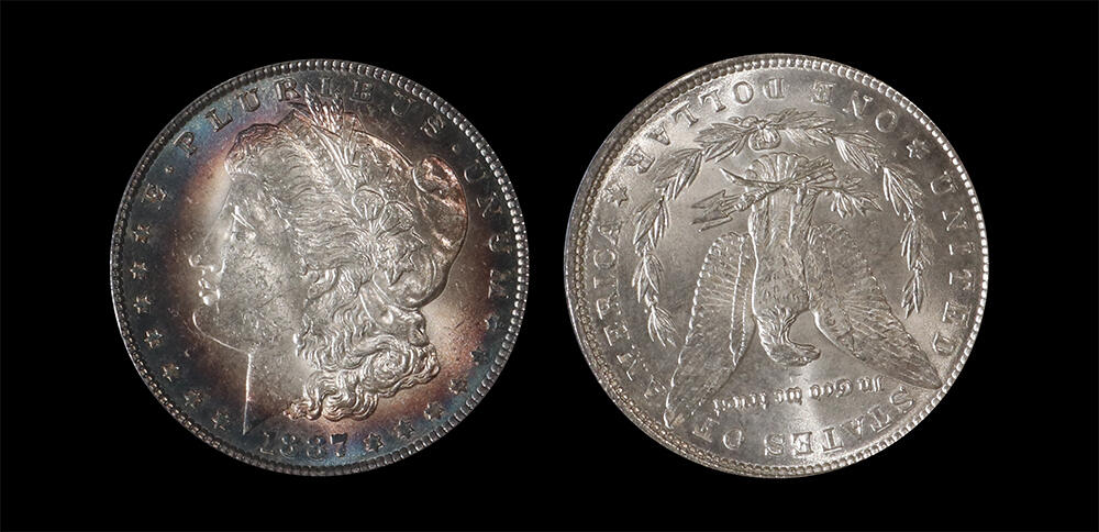 南京三省2026年春季拍卖会 世界币章&现代币 1887年美国摩根银元