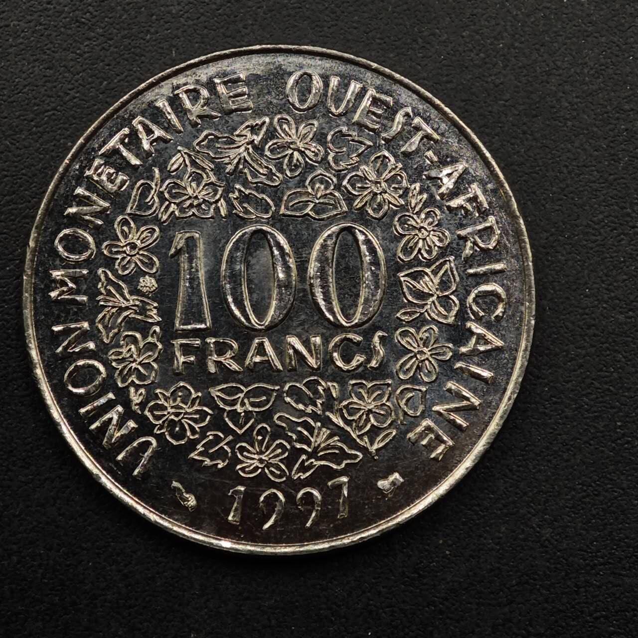 【淘币小摊】实时拍第八百九十三拍   散币场    每周一统一发货 西非1997年100法郎镍币