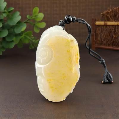 碧月说宝.君子怀瑾·当代和田玉清风专场(九) 陈静老师作品洒金皮白玉洋洋得意把件