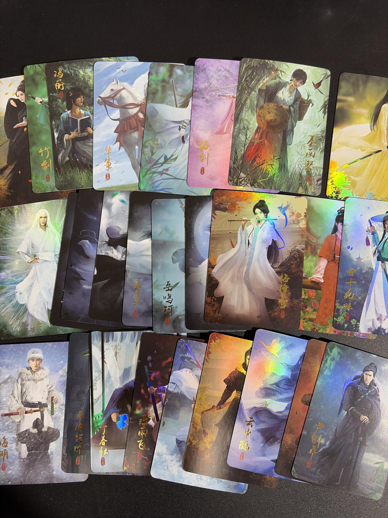 NO.30 好又多金牌大场，每周一站式配齐，方便凑单！（周6晚9点截拍，卖家送拍0抽成！） 【套卡】纵横江湖 女卡12张+男卡15张 不重复 彩闪