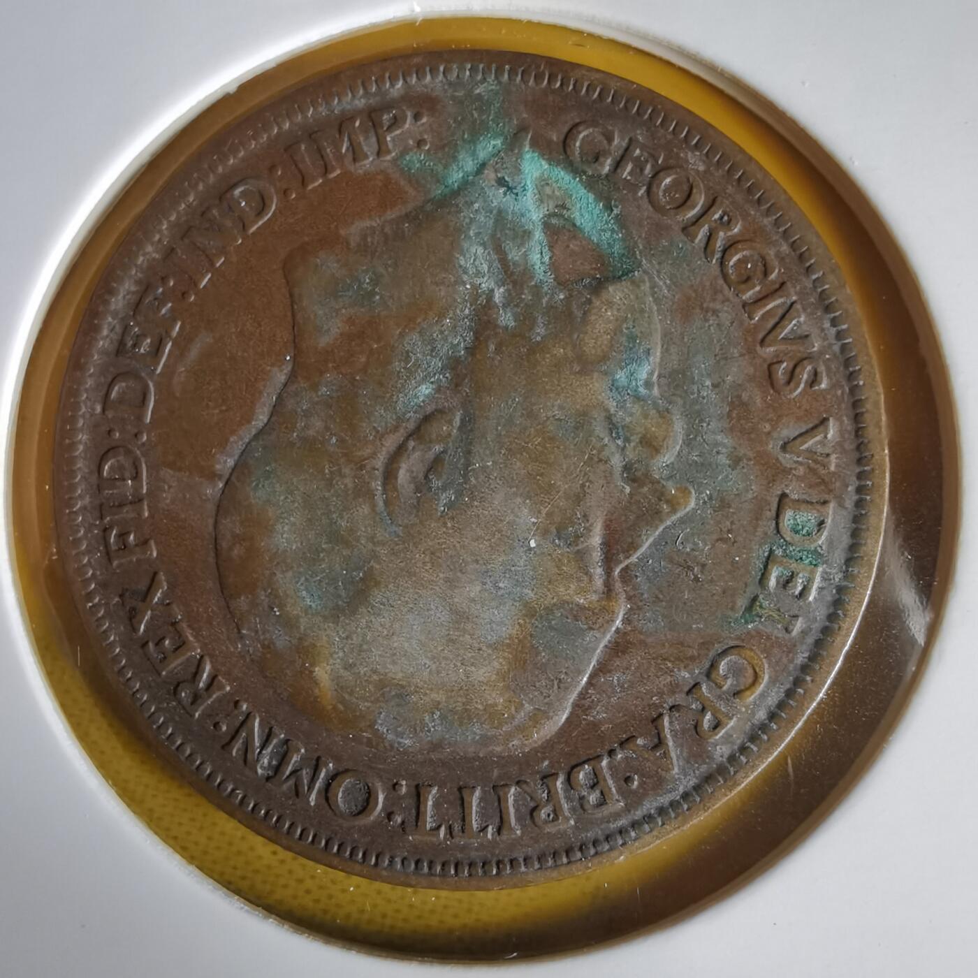 沼泽如烟--第1059场 英国1918年1便士