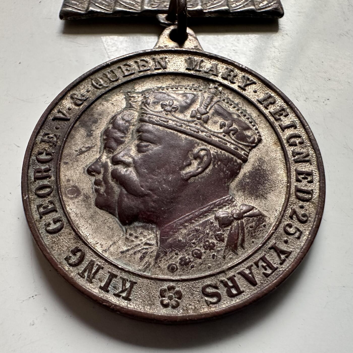 🌹外币初藏🌹🐯2026年第43场   每周二四六晚8️⃣点  世界硬币 英国 1935年 乔治五世与玛丽王后银禧纪念铜章 32.6毫米