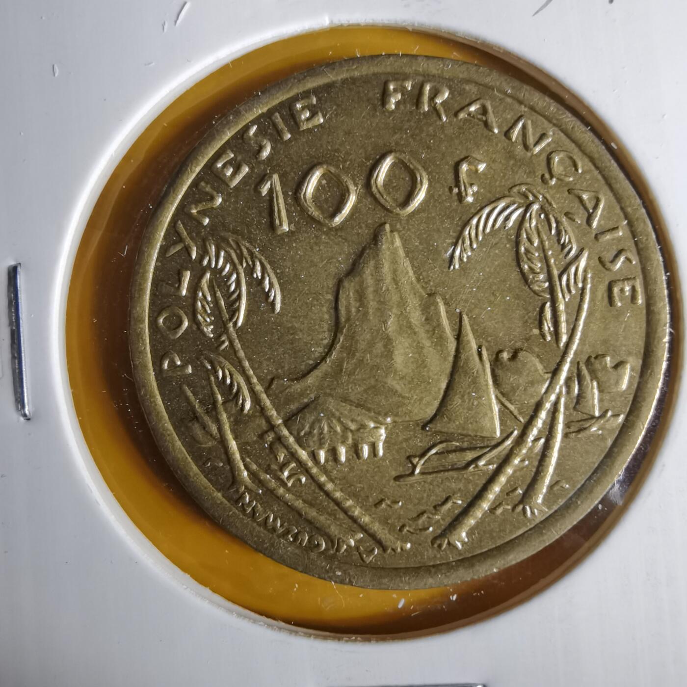 沼泽如烟--第1057场 法属波利尼西亚2009年100法郎