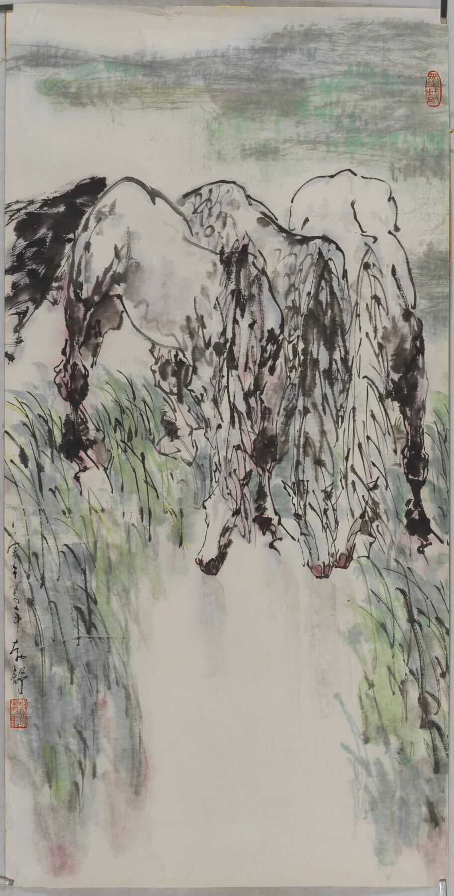 碧月说宝.当代书画专场一 刘勃舒 骏马图