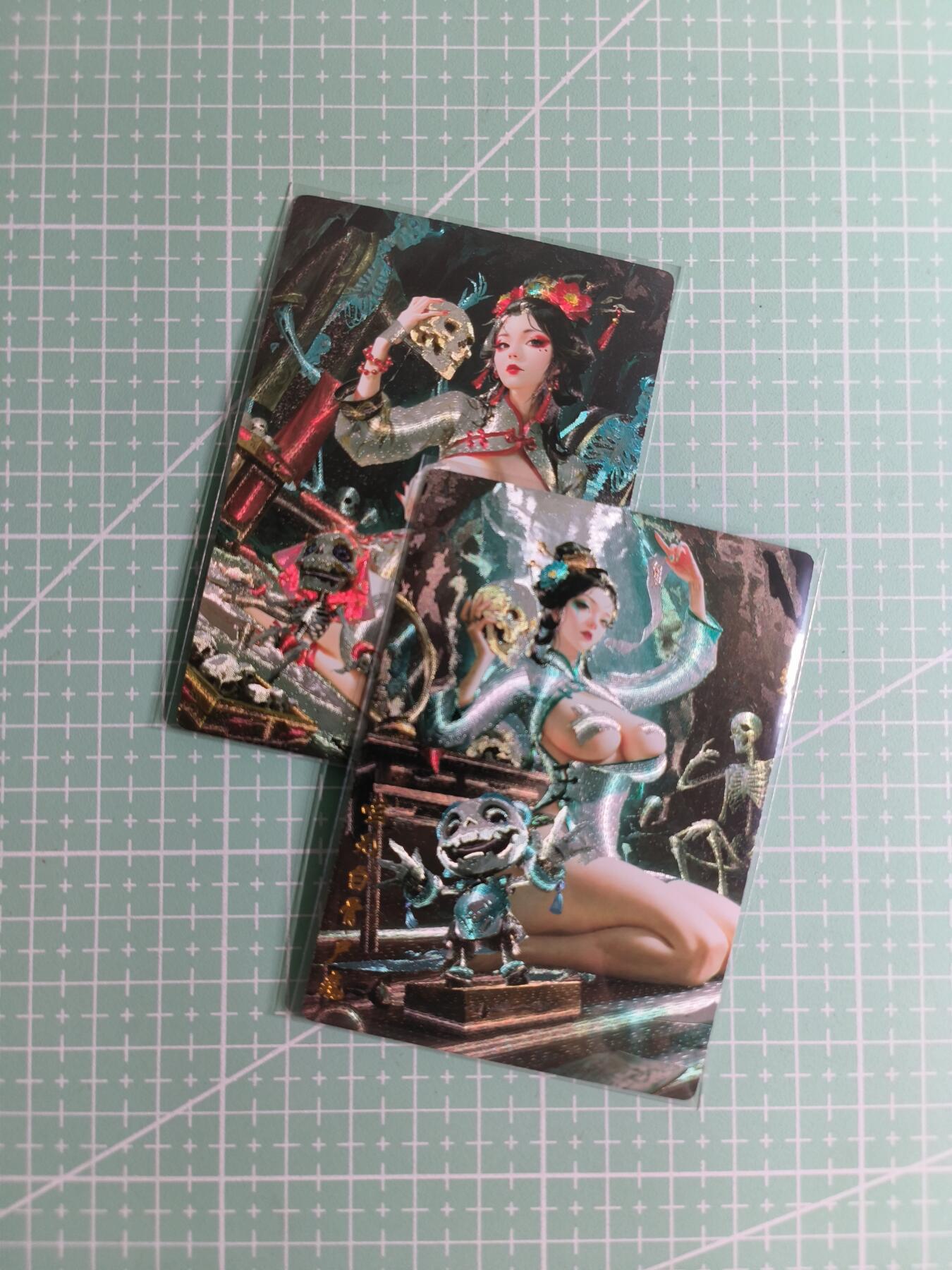 C先生卡牌 第27期 持续收拍品中…零手续费代拍 【粗闪】奇点卡牌《灵魅仙踪》白晶晶  双服饰