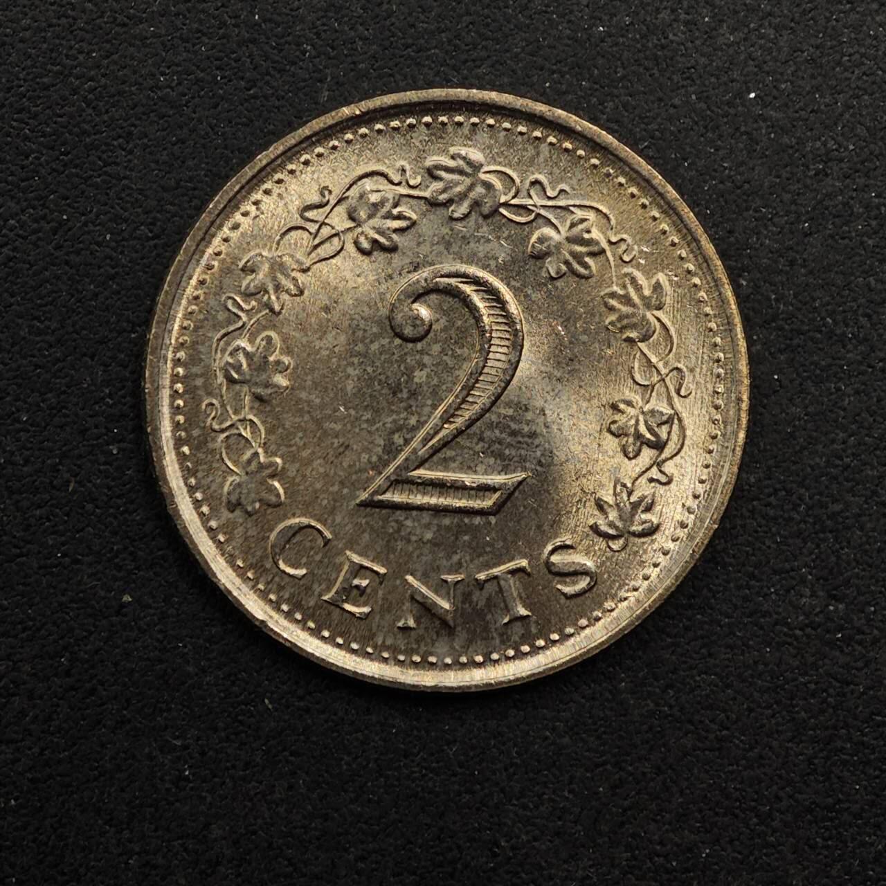 【淘币小摊】实时拍第八百九十二拍   散币场    每周一统一发货 马耳他1977年2分镍币