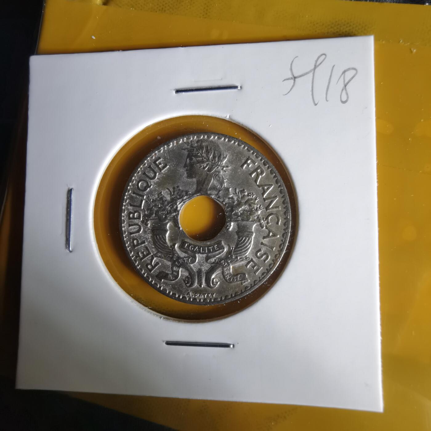 沼泽如烟--第1059场 法属印度支那1938年五分