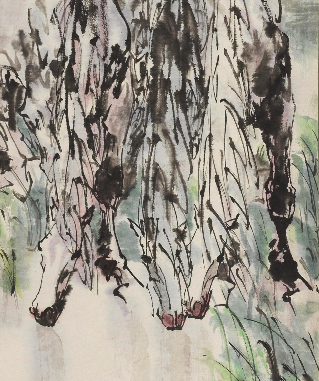 碧月说宝.当代书画专场一 刘勃舒 骏马图