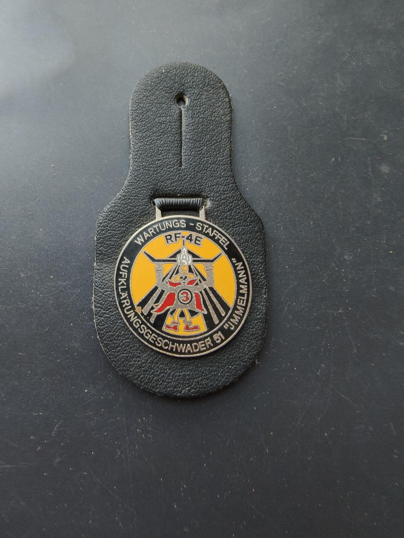 老王徽章第192期 德国联邦国防军空军第51“伊梅尔曼”侦察机联队维护中队证章