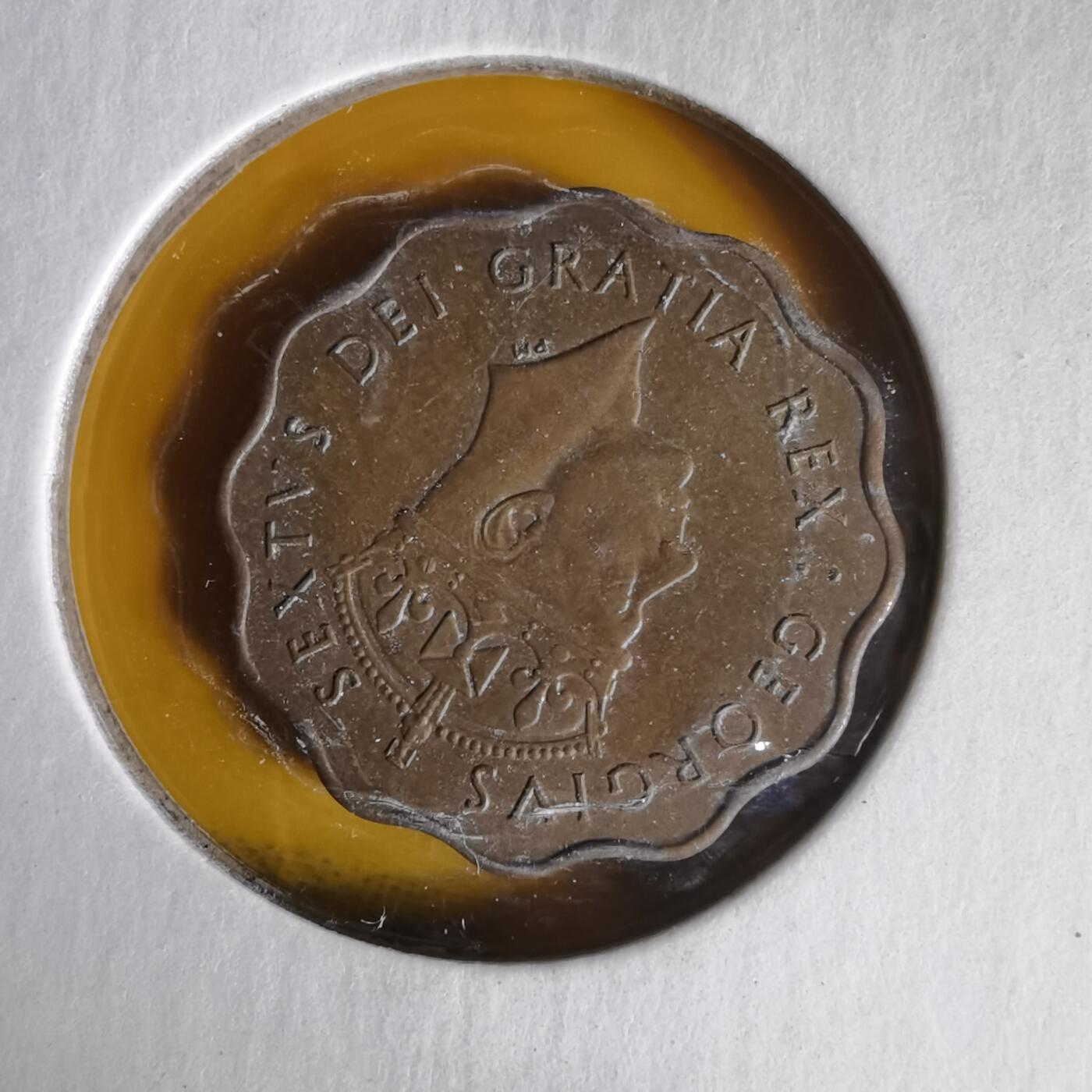 沼泽如烟--第1059场 塞浦路斯1949年二分之一皮阿斯特