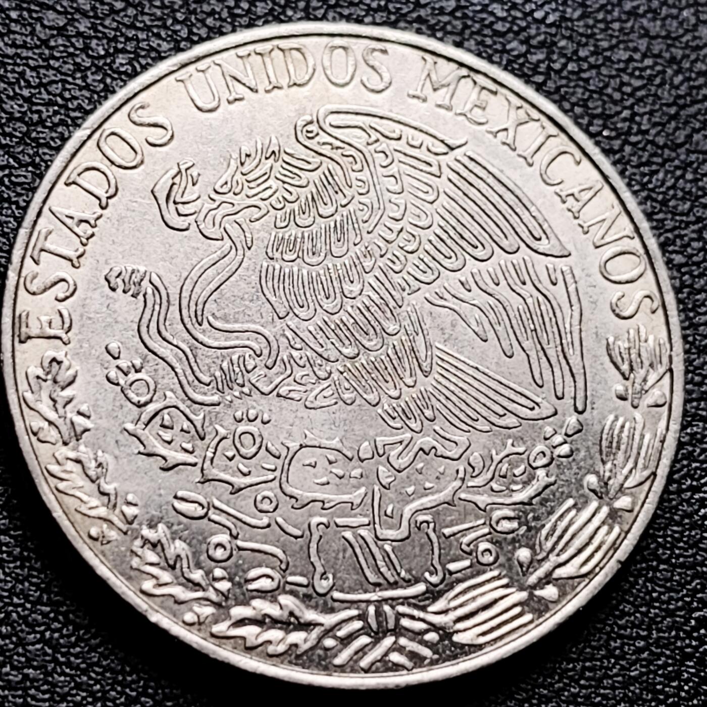 泉币菌-第227场-拍品多 请提前出价 独立战争将军首领 墨西哥-1978年5比索銅镍硬币 33mm大币 14g