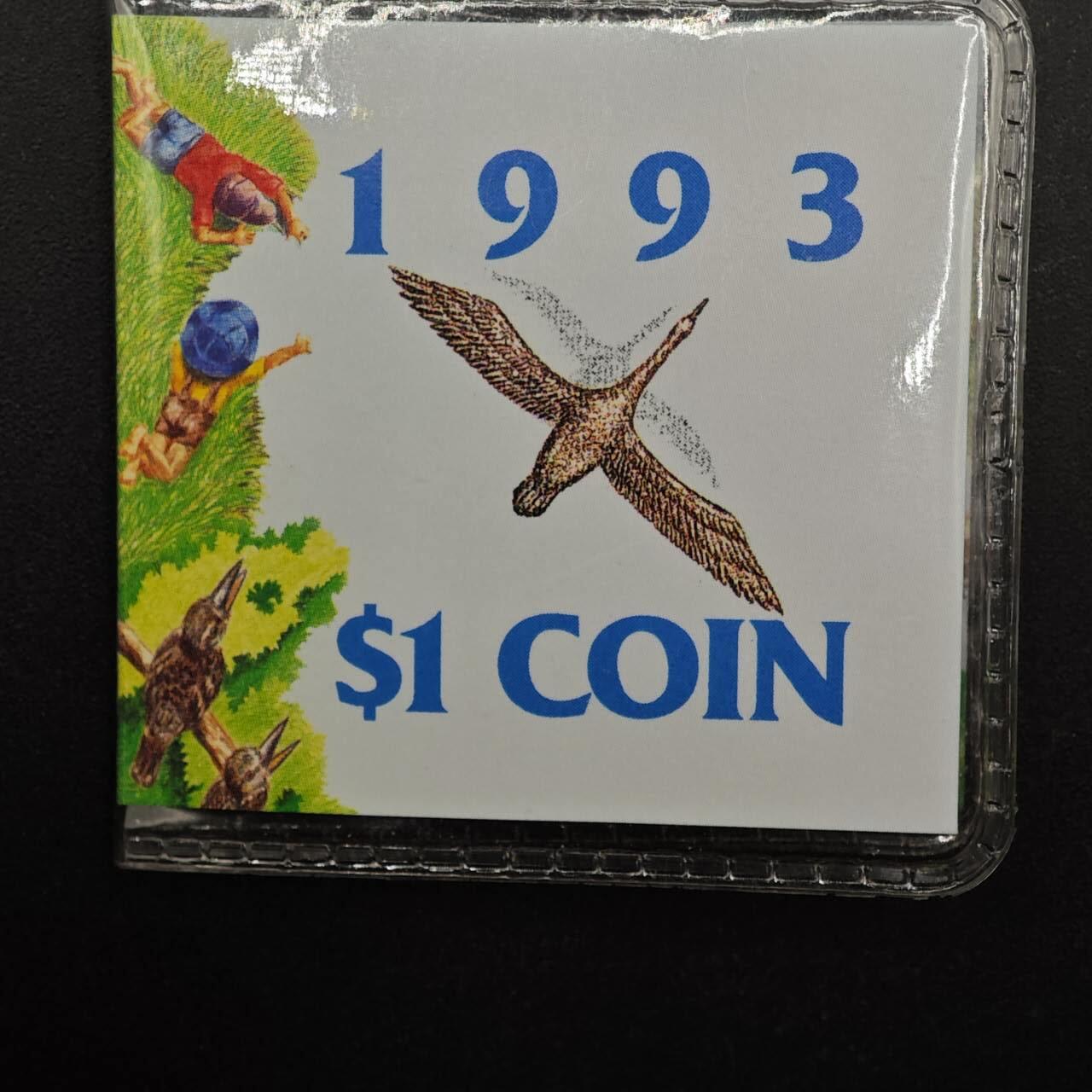 【淘币小摊】实时拍第八百九十二拍   散币场    每周一统一发货 澳大利亚1993年水资源1元纪念币