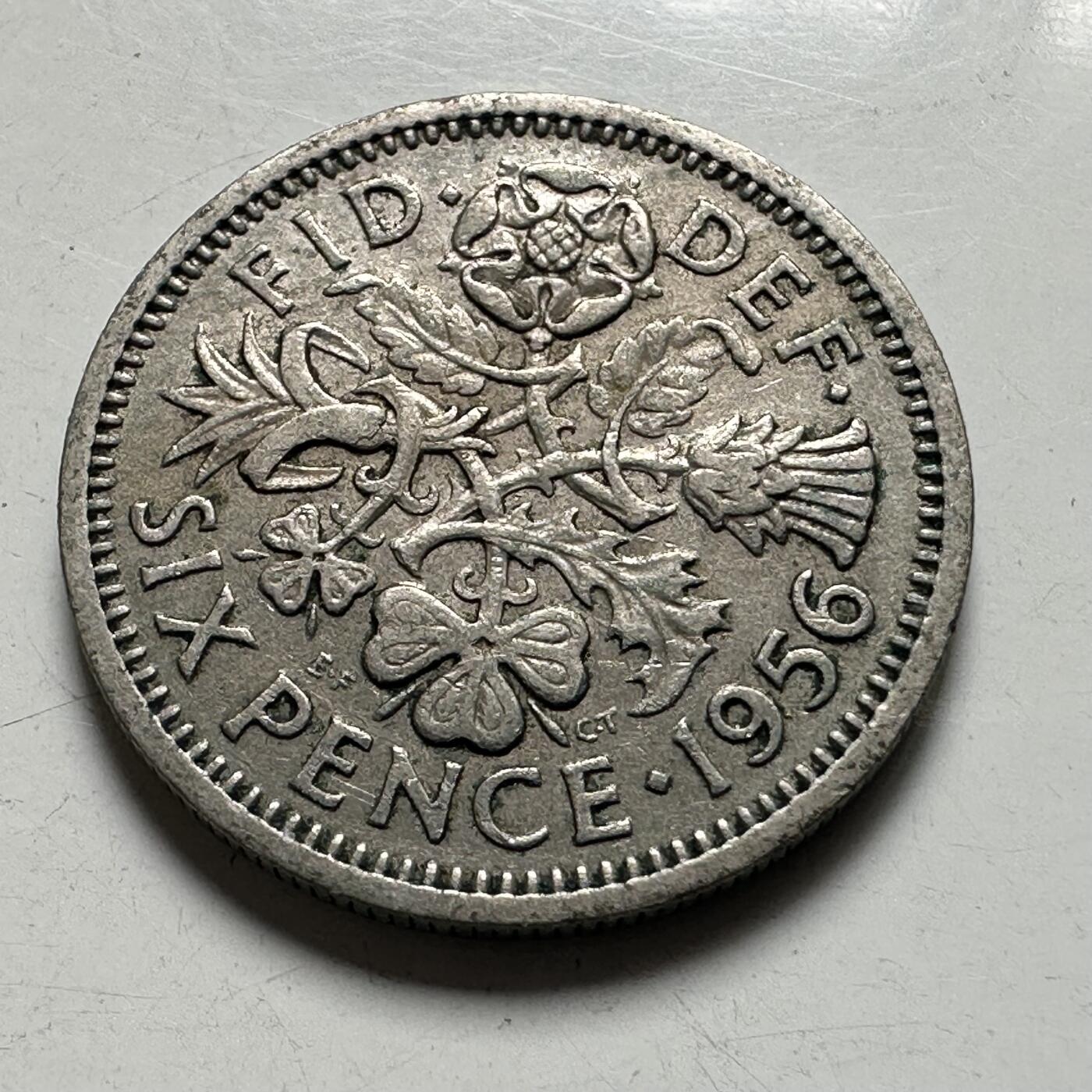 🌹外币初藏🌹🐯2026年第43场   每周二四六晚8️⃣点  世界硬币 英国1956年 3便士 