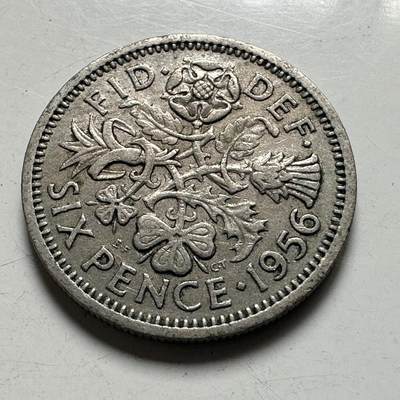 🌹外币初藏🌹🐯2026年第43场   每周二四六晚8️⃣点  世界硬币 - 英国1956年 3便士 