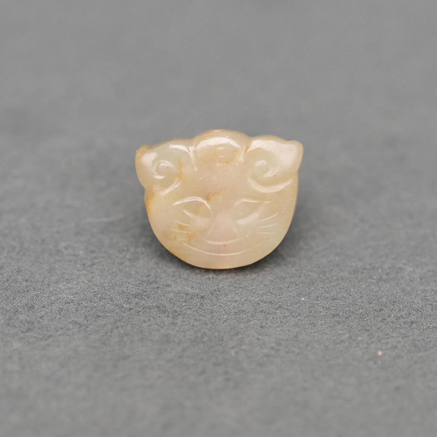 碧月说宝.韫玉流光-南京文物公司明清玉器专场（一） 玉虎头