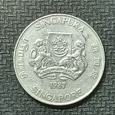 逸泉钱币2026第十九场世界钱币纪念币B2310-2754 2348新加坡1987年20分