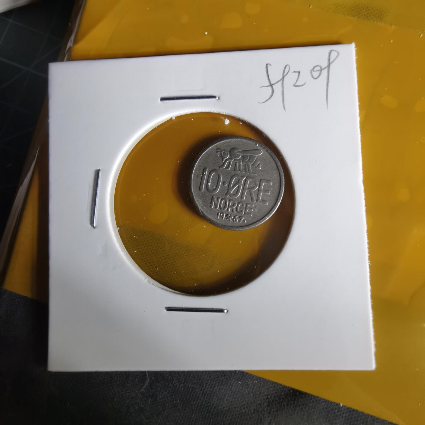 沼泽如烟--第1059场 挪威1967年10欧尔