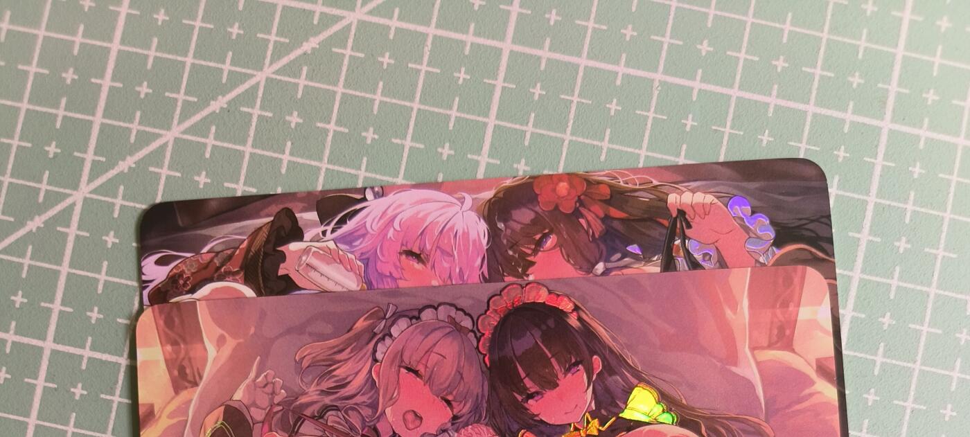 C先生卡牌 第27期 持续收拍品中…零手续费代拍 【彩闪】次元鉴赏 卡通 2张 艺术