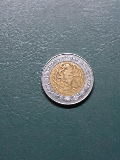 松南世界钱币——260415 墨西哥2新比索镍币