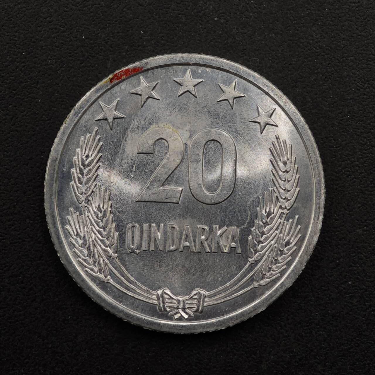 【淘币小摊】实时拍第八百九十二拍   散币场    每周一统一发货 阿尔巴尼亚1969年解放25周年20分铝币