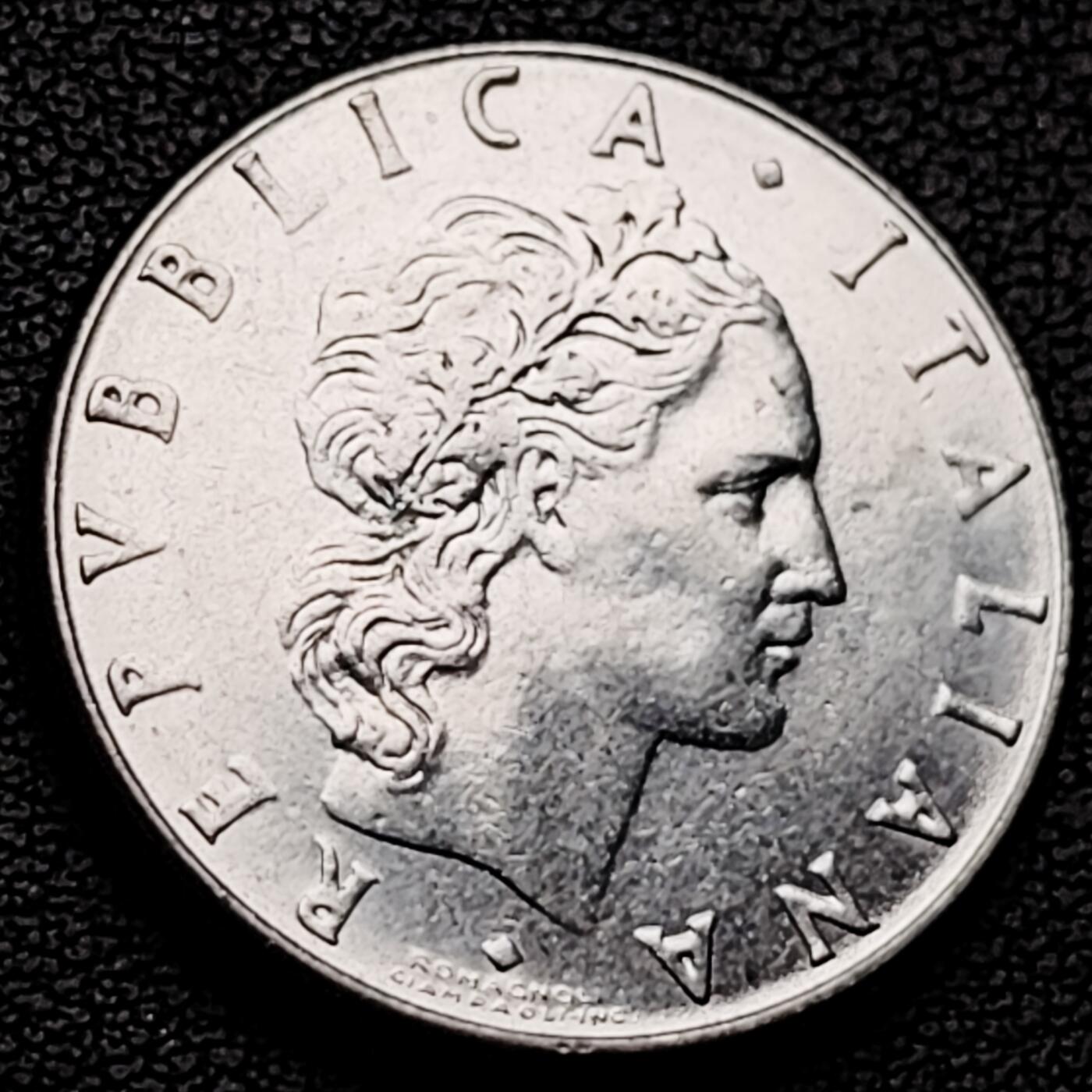 泉币菌-第227场-拍品多 请提前出价 意大利 1979年 50里拉 锻冶之神 伍尔坎 24mm