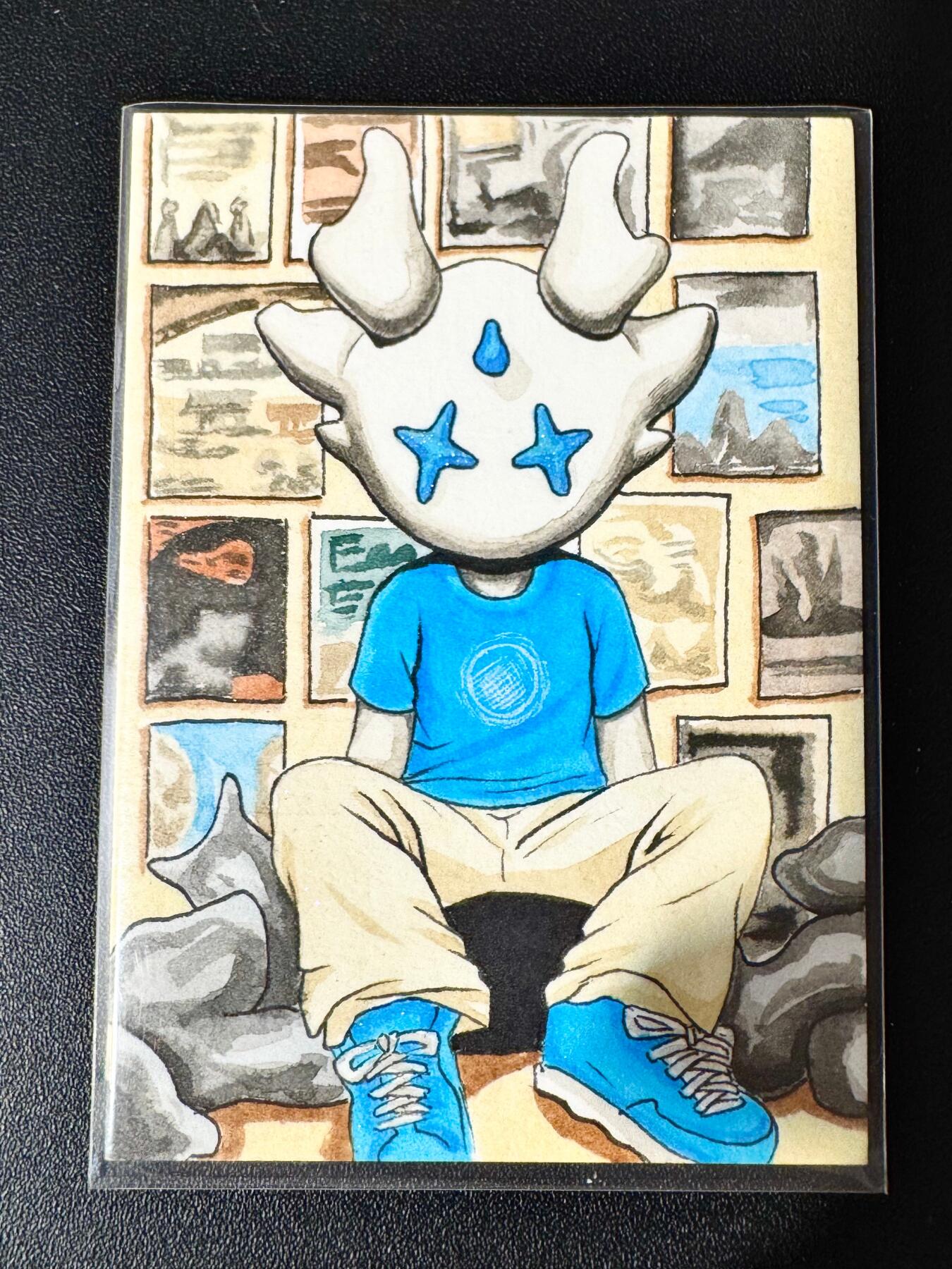 NO.30 好又多金牌大场，每周一站式配齐，方便凑单！（周6晚9点截拍，卖家送拍0抽成！） 【1/1手绘卡】画师沉墨 精品手绘卡 星眼潮仔