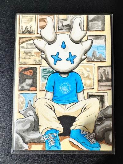 NO.30 好又多金牌大场，每周一站式配齐，方便凑单！（周6晚9点截拍，卖家送拍0抽成！） - 【1/1手绘卡】画师沉墨 精品手绘卡 星眼潮仔