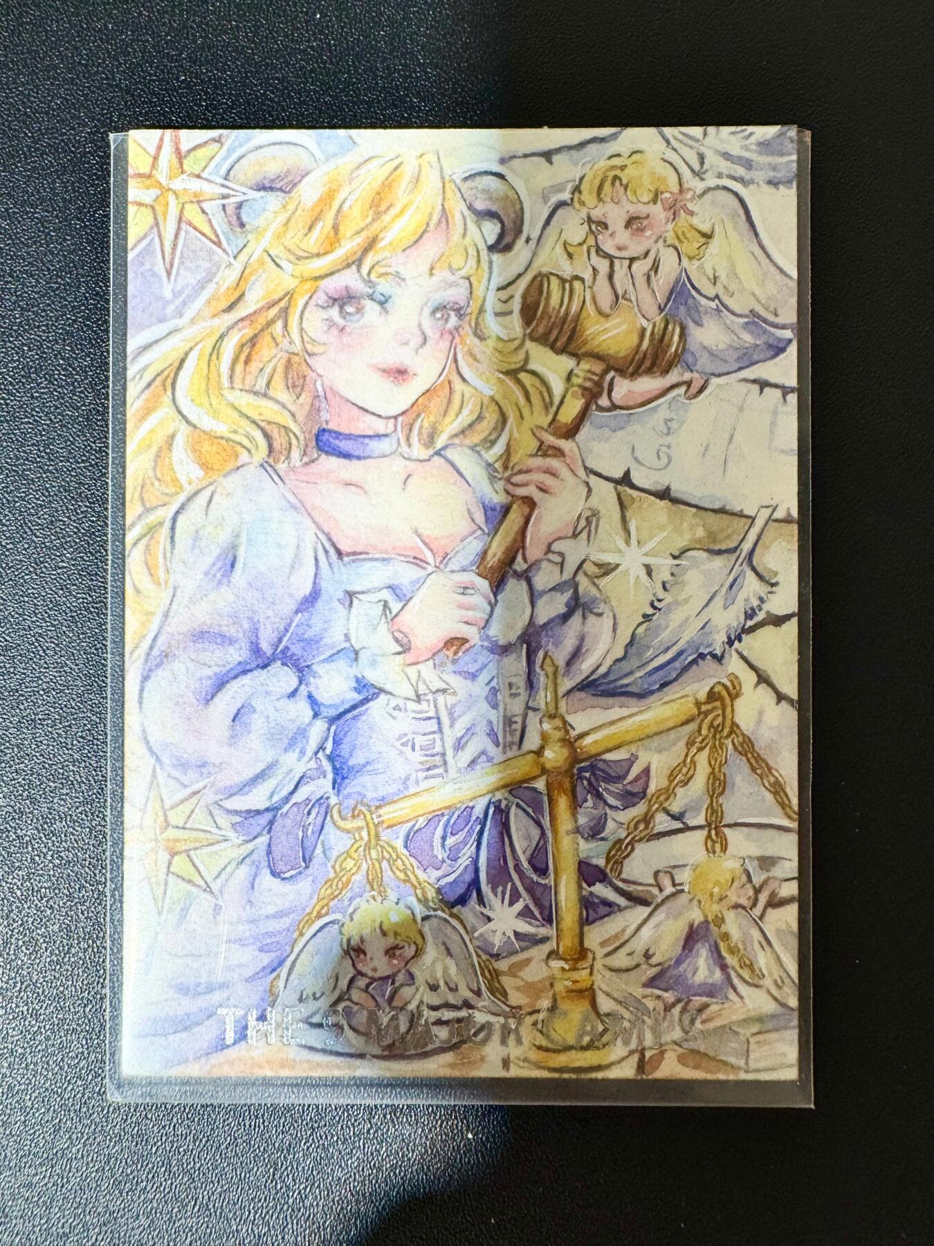 NO.30 好又多金牌大场，每周一站式配齐，方便凑单！（周6晚9点截拍，卖家送拍0抽成！） 【1/1手绘卡】逸凡工作室 精品手绘卡 天使